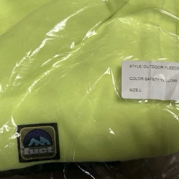 FUCT Safety Yellow Outdoor Fleece